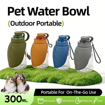 Portable pet water bottle